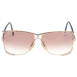 Dior-Getönte Pilotenbrille-Braun