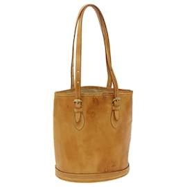 Louis Vuitton-LOUIS VUITTON Nomad Bucket PM Shoulder Bag Beige M85001 LV Auth 33366-Beige
