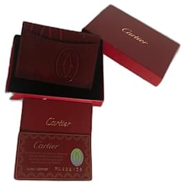Cartier-Purses, wallets, cases-Dark red