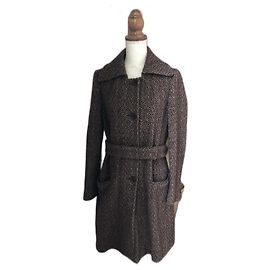Casaco Weekend Max Mara de lã bege e roxo Bege