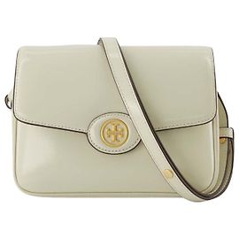 Bolso Robinson Hobo - Tory Burch - Manteca de Karité - Cuero Blanco