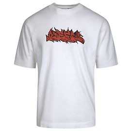 Off White Camiseta gráfica Off-White Neen Graffiti Skate Blanco