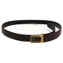 Yves Saint Laurent Ceintures Marron