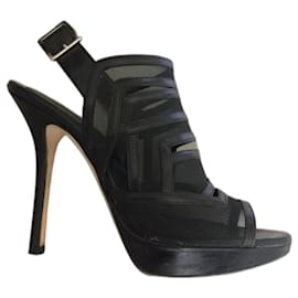 Christian Dior-Open toe pump-Black