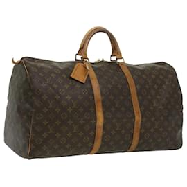 Louis Vuitton-Louis Vuitton Monograma Keepall 60 Boston Bag M41422 Autenticação de LV 33559-Outro