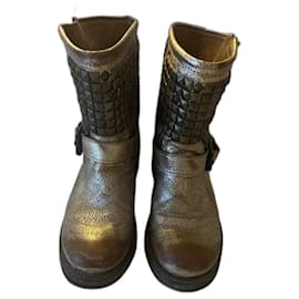 Ash bottines Doré