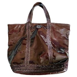 Cabas Vanessa Bruno en vernis marron Marron