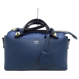 Fendi-Sac à main Fendi By The Way-Bleu Marine