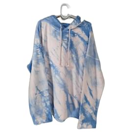Sandro Sudadera con Capucha Azul Algodón Azul Multicolor