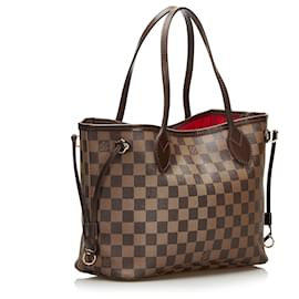 Louis Vuitton-Louis Vuitton Brown Damier Ebene Neverfull PM-Marron