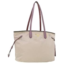 Prada-PRADA Tote Bag Nylon Pink Auth ar8148b-Pink
