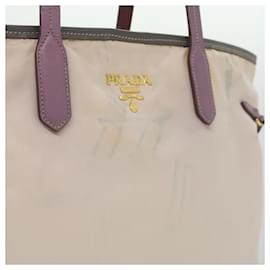 Prada-PRADA Tote Bag Nylon Pink Auth ar8148b-Pink