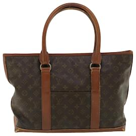 Louis Vuitton-LOUIS VUITTON Monogram Sac Weekend PM Tote Bag M42425 LV Auth ar8189-Other