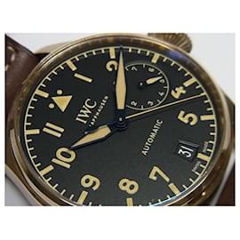 IWC-IWC large Pilot's watch Heritage bronze IW501005 1500 Lot Limited Mens-Black