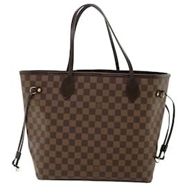 Louis Vuitton-LOUIS VUITTON Damier Ebene Neverfull MM Tote Bag N51105 LV Auth ep277-Other