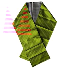 Hermès-Bi-colored tubular silk scarf-Multiple colors