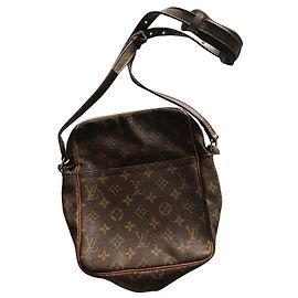 Louis Vuitton Saddlebag Marrone in Tela Marrone