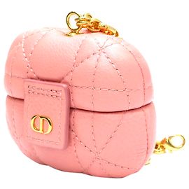 Estuche para Airpods Dior Pink Caro Cannage Rosa
