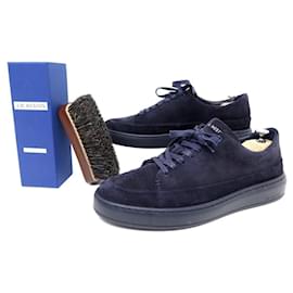JM Weston-NINE SHOES JM WESTON ONE TIME CANASTA BASKETS 10.5 44.5 + SHOES BRUSH-Navy blue