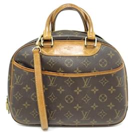 Louis Vuitton-BOLSA LOUIS VUITTON DEAUVILLE MONOGRAMA LONA M47270 Alça de ombro-Marrom