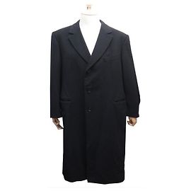 ARNYS RAOUL CP XL LONG COAT 58 BLACK CASHMERE COAT JACKET Black