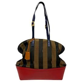 Fendi-Fendi Marron Pequin 2Sac-Marron