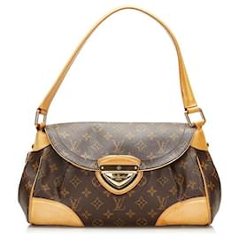 Louis Vuitton-Louis Vuitton Monogramm Beverly MM Umhängetasche-Braun