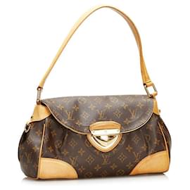 Louis Vuitton-Louis Vuitton Monogram Beverly MM Shoulder Bag-Brown