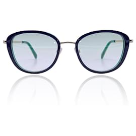 Emilio Pucci-Óculos de sol verde azul menta EP 47-O 92P 52/19 135MILÍMETROS-Azul