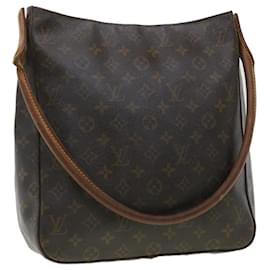 Louis Vuitton-Bolsa de ombro M LOUIS VUITTON Monogram Looping GM51145 LV Auth rd3782-Outro