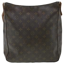 Louis Vuitton-Bolsa de ombro M LOUIS VUITTON Monogram Looping GM51145 LV Auth rd3782-Outro