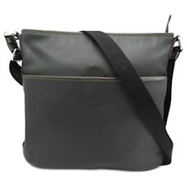 Loewe-Loewe Leather Crossbody Bag-Green