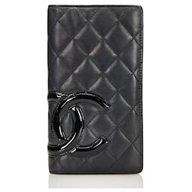 Chanel-Chanel Ligne Cambon Yen Wallet-Black