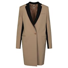 Stella Mc Cartney-Stella McCartney Stretch-Wool Blazer-Brown