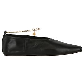 Stella Mc Cartney Stella McCartney Ankle Chain Flats Black