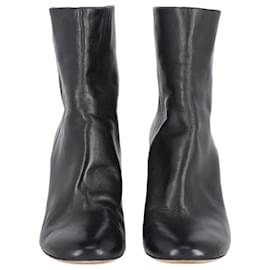 Isabel Marant-Isabel Marant Garrett Ankle Boots in Black Leather-Black