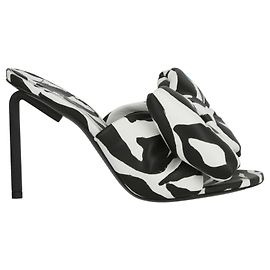 Off White Off-White Zebra Print Bow High Sandals Multiple colors