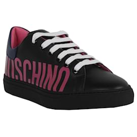 Moschino-Sneaker Moschino con logo stampato-Multicolore