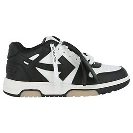 Off White Baskets mi-hautes en éponge blanc cassé Noir