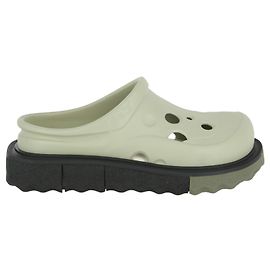 Off White Off-White Sponge Sole Meteor Slippers Green
