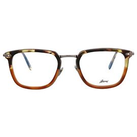 Brioni Square-Frame Acetate Optical Frames Brown