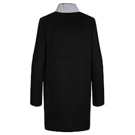 Stella Mc Cartney-Stella McCartney Fleur Felt-Collar Wool Blazer-Black