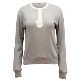 Zadig & Voltaire-Sudadera de manga larga con logo de Zadig & Voltaire en algodón gris-Gris