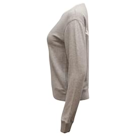 Zadig & Voltaire-Zadig & Voltaire Logo Long Sleeve Sweatshirt in Grey Cotton-Grey