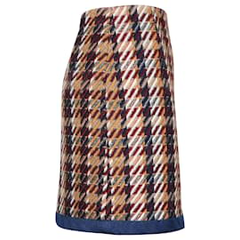 Sandro-Sandro 'Nasty' Tweed Mini Skirt in Multicolor Cotton-Other