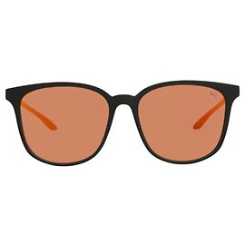 Lunettes de soleil injectées à monture carrée Puma Noir