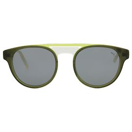 Puma Round-Frame Acetate Sunglasses Grey