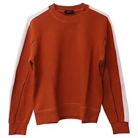 Joseph-Joseph Stripe Sweatshirt in Rust Cotton-Other,Orange