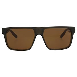 Lunettes de soleil injectées à monture carrée Puma Marron