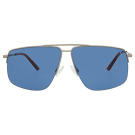 Gafas de sol de metal estilo aviador de Puma Plata Metálico